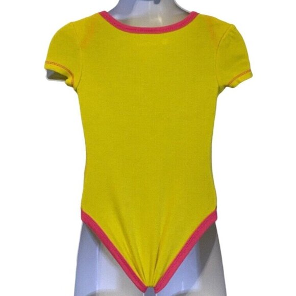 Looney Tunes Tweety Bird One Piece Romper Baby Girl Size 6-9 Months Yellow Pink - Picture 5 of 8